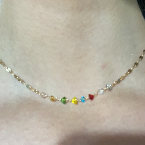 Gold gem choker - Picture 2 of 2